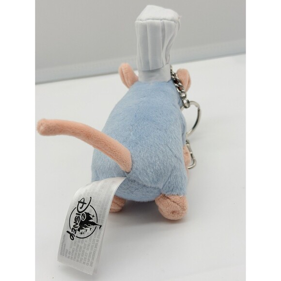 Disney Parks Epcot Chef Remys Ratatouille Adventure Plush Mouse Rat 5" Keychain - Picture 5 of 12